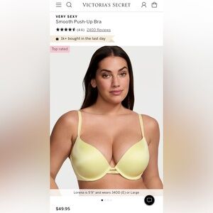 Victoria’s Secret Smooth Push-Up Bra